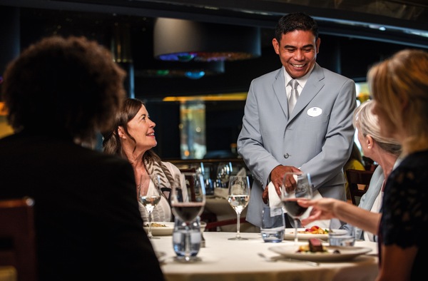 Fred Olsen Cruise Lines BOREALIS HRAurora Restaurant - Waiter.jpg